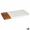 Snijplank Wit Marmer Acacia 15 x 1,3 x 30 cm (8 Stuks)