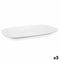 Serveerschaal Bidasoa Glacial Wit Keramisch 36 x 21 cm (3 Stuks) (Pack 3x)