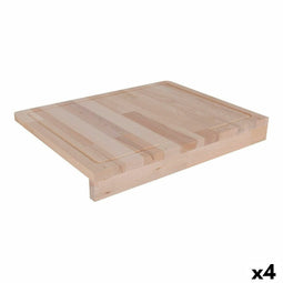Snijplank Quttin Quttin Bruin Hout 45 x 35 cm (4 Stuks)