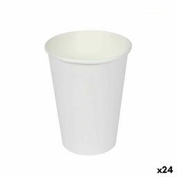 Glazenset Algon Karton Wegwerp Wit 24 Stuks (50 Onderdelen)