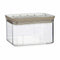 Tin Stefanplast Tosca Hermetisch Rechthoekig Beige Plastic 700 ml 10,2 x 8 x 15,3 cm (12 Stuks)