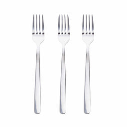 Set dessertvorken San Ignacio Root SG7780 Roestvrij staal Mat (3 Stuks)