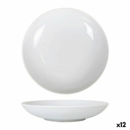 Diep bord La Mediterránea Marina Porselein Wit (12 Stuks) (ø 20,5 cm)