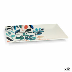 Dienblad La Mediterránea Alba Melamine 25 x 15 x 2 cm (12 Stuks)