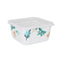 Vierkante Lunchtrommel met Deksel La Mediterránea Alba Melamine 11 x 11 x 5,5 cm (24 Stuks)