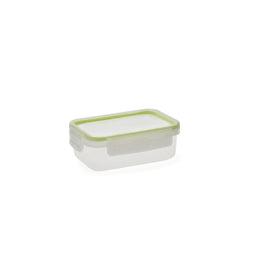 Lunchbox Quid Greenery 475 ml Transparant Plastic (4 Stuks) (Pack 4x)
