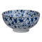 Saladekom 20 x 20 x 9,5 cm Porselein Blauw Wit