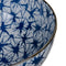 Saladekom 20 x 20 x 9,5 cm Porselein Blauw Wit