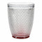 Glas Rood Punten Transparant Glas 300 ml (6 Stuks)
