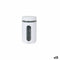 Blik Quttin Wit Glas Staal 1 L 10 x 10 x 17,5 cm (12 Stuks)