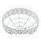 Fruitschaal DKD Home Decor 28 x 28 x 13,5 cm Zilverkleurig Metaal
