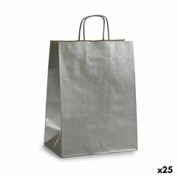 Papieren Zak Ziverachtig (24 x 12 x 40 cm) (25 Stuks)
