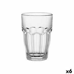 Glas Bormioli Rocco Rock Bar Transparant Glas 370 ml (6 Stuks)