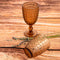 Set van bekers Bidasoa Gio Amber Glas 300 ml 6 Stuks