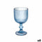 Fluitglas Strepen Blauw Glas 370 ml (6 Stuks)