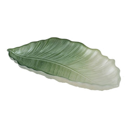 Dienblad Groen Blad van een plant 31 x 18 cm