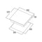 Inductiekookplaat Cata IB6303BK 60 cm 7100 W