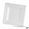 Bordenset Algon Wegwerp Wit Suikerriet Vierkant 16 cm (24 Stuks)