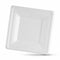 Bordenset Algon Wegwerp Wit Suikerriet Vierkant 16 cm (24 Stuks)