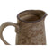 Kruik Home ESPRIT Bruin Groen Keramiek Blad van een plant Shabby Chic