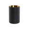 Wijnfleskoeler DKD Home Decor Zwart Gouden Roestvrij staal 12 x 12 x 18 cm
