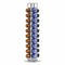 Houder voor 40 koffiecapsules Quttin 107235 Draaiend 11,5 x 37 cm (6 Stuks)