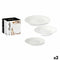 Serviesset Wit Glas (2 Stuks) 18 Onderdelen