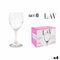 Fluitglazen LAV Wit 200 ml (4 Stuks)
