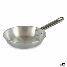 Pan Zilverkleurig Aluminium 16 x 4 x 30 cm (12 Stuks)