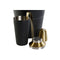 Cocktail Set DKD Home Decor Zwart Gouden Roestvrij staal 22 x 22 x 21 cm