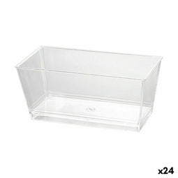 Set herbruikbare kommen Algon 10 Onderdelen 9,8 x 4,7 x 4,5 cm (24 Stuks)