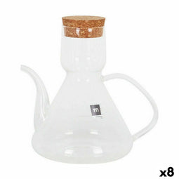 Flesje La Mediterránea Bell 500 ml Siliconen Borosilicaatglas (8 Stuks)