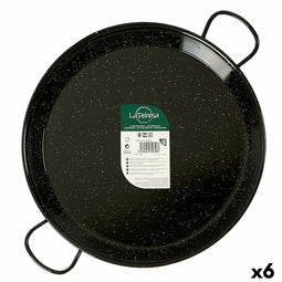 Pan Ø 38 cm Geëmailleerd Staal (6 Stuks)