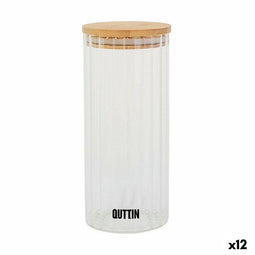 Blik Quttin Borosilicaatglas 1,05 L (12 Stuks)