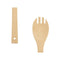 Keukenspatel Vork Bamboe 6,5 x 34,2 x 0,6 cm (24 Stuks)