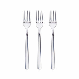 Set dessertvorken San Ignacio Earth SG7782 Roestvrij staal Helderheid (3 Stuks)