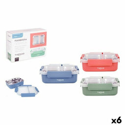Hermetische Lunchtrommel ThermoSport 165371 Thermisch 900 ml 21,5 x 16 x 7,7 cm (6 Stuks) (900 ml)