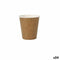 Glazenset Algon Wegwerp Kraftpapier 20 Onderdelen 120 ml (24 Stuks)