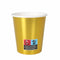 Glazenset Algon Karton Wegwerp Gouden 36 Stuks 200 ml (10 Onderdelen)