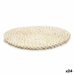 Placemat Natuurlijk Esparto 20 x 20 x 2 cm (24 Stuks)