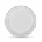 Set van herbruikbare borden Algon Cirkelvormig Wit Plastic 20,5 x 2 cm (6 Stuks)