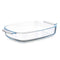 Serveerschaal Vivalto T3-27 Transparant Borosilicaatglas 2,7 L 34,4 x 6,1 x 22,3 cm Met handvatte...