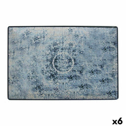 Serveerschaal La Mediterránea Electra Porselein Rechthoekig 30 x 20 x 2,5 cm (6 Stuks)
