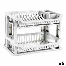 Uitwringbaar Wit Plastic 45 x 30 x 30,5 cm (6 Stuks)