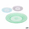 Serveerschaal La Mediterránea Diamond polyestyreen 30 x 30 x 3 cm (24 Stuks) (Ø 30 cm)