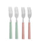 Vorkenset Groen Roze Zilverkleurig Roestvrij staal Plastic 18,7 cm (12 Stuks)