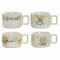 Set van koffiekopjes DKD Home Decor Multicolour Metaal Bamboe Dolomite 260 ml