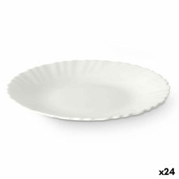 Dessertgerecht Wit Glas 19 x 2 x 19 cm (24 Stuks)