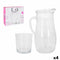 Set LAV Kruik Glazen Kristal 7 Onderdelen (4 Stuks) (7 pcs)