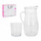 Set LAV Kruik Glazen Kristal 7 Onderdelen (4 Stuks) (7 pcs)